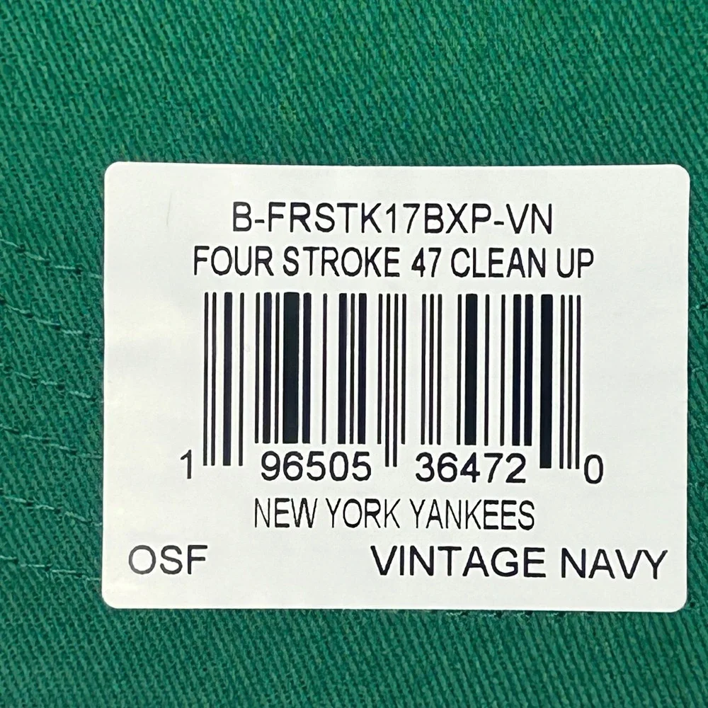 47 Brand New York Yankees Trucker Hat Clean Up Vintage Navy Mesh Snapback Cap